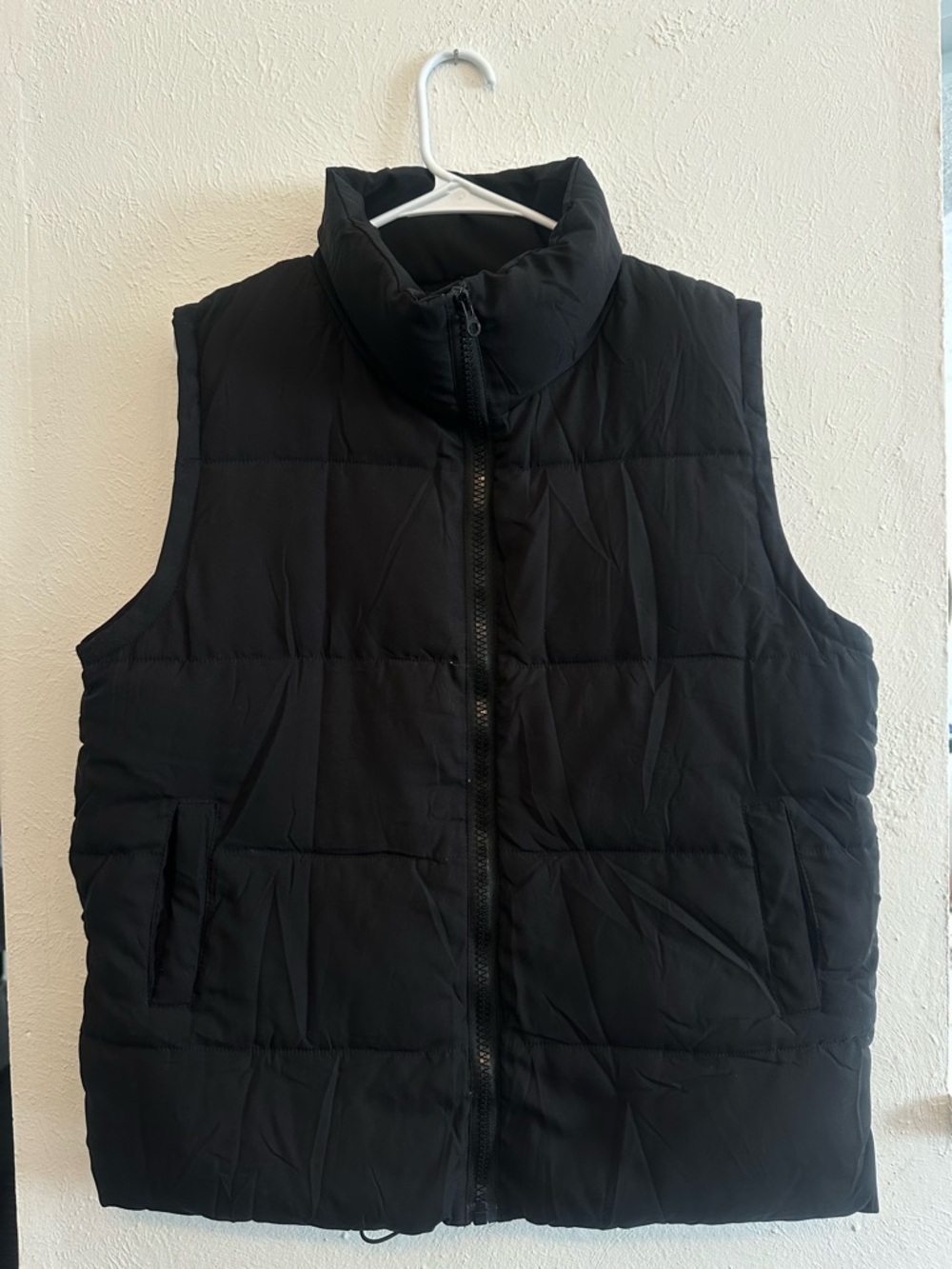 Amazon Black Quilted Puffer Vest